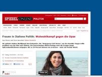 Bild zum Artikel: Frauen in Italiens Politik: Wutwahlkampf gegen die Opas