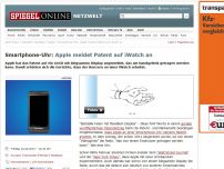 Bild zum Artikel: Smartphone-Uhr: Apple meldet Patent auf iWatch an