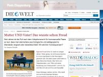 Bild zum Artikel: Adoption in Homo-Ehe: Mutter UND Vater! Das wusste schon Freud