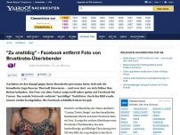 Bild zum Artikel: 'Zu anstößig' - Facebook entfernt Foto von Brustkrebs-Überlebender