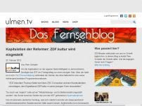 Bild zum Artikel: Kapitulation der Reformer: ZDF.kultur wird eingestellt