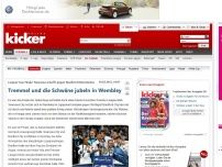 Bild zum Artikel: Tremmel und die Schwäne jubeln in Wembley