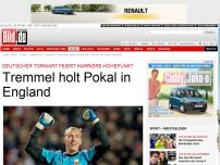 Bild zum Artikel: Deutscher Torwart feiert Karriere-Höhepunkt - Tremmel holt Pokal in England