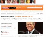 Bild zum Artikel: Bedeutender Dirigent: Wolfgang Sawallisch ist tot