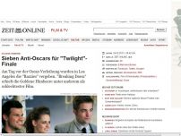 Bild zum Artikel: Goldene Himbeere: 
			  Sieben Anti-Oscars für 'Twilight'-Finale