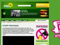Bild zum Artikel: Stop Fracking!