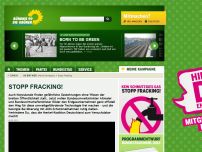 Bild zum Artikel: Stop Fracking!