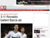 Bild zum Artikel: Real gewinnt Pokal-Clasico - 3:1! Ronaldo ballert Barca ab