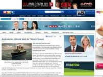 Bild zum Artikel: Ist sie diesmal unsinkbar? Multimillionär baut die 'Titanic II'