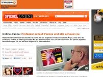 Bild zum Artikel: Online-Panne: Professor schaut Pornos und alle schauen zu