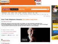 Bild zum Artikel: Zum Tode Stéphane Hessels: Ein Leben lang links