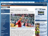 Bild zum Artikel: Titelverteidiger Dortmund diesmal ohne echte Chance: Robben schießt Bayern ins Halbfinale