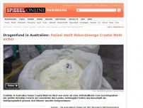 Bild zum Artikel: Drogenfund in Australien: Polizei stellt Rekordmenge Crystal Meth sicher