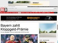Bild zum Artikel: Für Sieg gegen Dortmund - Bayern zahlt Kloppgeld-Prämie
