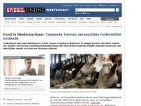 Bild zum Artikel: Fund in Niedersachsen: Tausende Tonnen verseuchtes Futtermittel entdeckt