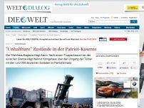 Bild zum Artikel: Türkei-Einsatz: 'Unhaltbare' Zustände in der Patriot-Kaserne