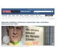 Bild zum Artikel: Abzocker-Initiative: Schweizer entscheiden über schärfstes Aktienrecht der Welt
