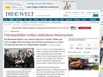 Bild zum Artikel: Wahlprogramme: Unionspolitiker wollen einfacheres Steuersystem