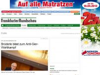 Bild zum Artikel: FDP und Managergehälter - Brüderle bläst zum Anti-Gier-Wahlkampf
