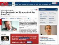 Bild zum Artikel: Schon zur Bundestagswahl? - Neue Partei setzt auf Stimmen durch den Euro-Frust