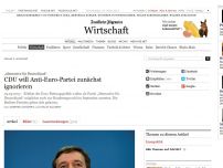 Bild zum Artikel: CDU will Anti-Euro-Partei zunächst ignorieren