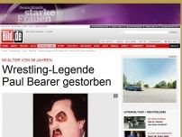 Bild zum Artikel: Im Alter von 58 Jahren - Wrestling-Legende Paul Bearer gestorben