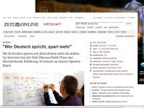 Bild zum Artikel: Austerität: 
			  'Wer Deutsch spricht, spart mehr'