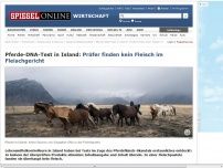 Bild zum Artikel: Pferde-DNA-Test in Island: Prüfer finden kein Fleisch im Fleischgericht