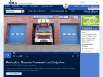 Bild zum Artikel: Extra 3: Rasante Feuerwehr auf Helgoland
