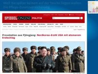 Bild zum Artikel: Provokation aus Pjöngjang: Nordkorea droht USA mit atomarem Erstschlag
