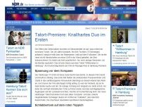 Bild zum Artikel: Tatort-Premiere: Ein knallhartes Duo