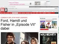 Bild zum Artikel: „Star Wars“-Legenden - Ford, Hamill und Fisher in „Episode VII“ dabei