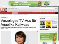 Bild zum Artikel: Das Ende der Urgesteine - Vorzeitiges TV-Aus für Kallwass