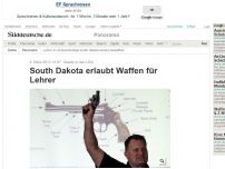 Bild zum Artikel: Gesetz in den USA: South Dakota erlaubt Waffen für Lehrer