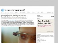 Bild zum Artikel: Google Glass und der Datenschutz: Die herumlaufenden Überwachungskameras