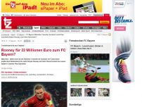 Bild zum Artikel: Rooney für 22 Millionen Euro zum FC Bayern?