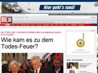 Bild zum Artikel: Feuer nahe Stuttgart - Das jüngste Opfer war erst 6 Monate alt!