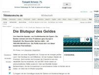 Bild zum Artikel: Profit der Banken in der Krise: Die Blutspur des Geldes