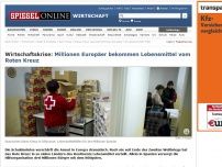 Bild zum Artikel: Verarmung durch Wirtschaftskrise: Millionen Europäer bekommen Lebensmittel vom Roten Kreuz