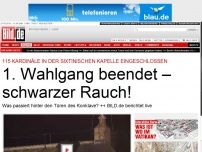 Bild zum Artikel: Konklave beginnt - Papst-Wahl jetzt LIVE!