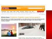 Bild zum Artikel: Winterchaos: Frankfurter Flughafen wegen Schnee gesperrt