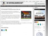 Bild zum Artikel: FIFA-Weltrangliste: Deutschland weiter auf Platz zwei