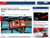 Bild zum Artikel: Müssen Millionen Deutsche neue Autos kaufen? - EU-Plan: Jedes zweite Auto raus aus der Stadt