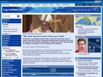 Bild zum Artikel: Franziskus' erste Messe: 'Wer nicht zum Herrn betet, betet zum Teufel'
