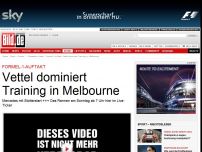 Bild zum Artikel: Formel-1-Auftakt - Vettel dominiert Training in Melbourne