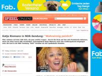Bild zum Artikel: Katja Riemann in NDR-Sendung: 'Wahnsinnig peinlich'