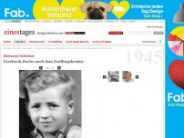 Bild zum Artikel: Holocaust-Schicksal: Facebook-Suche nach dem Zwilling