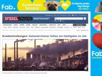 Bild zum Artikel: Krankschreibungen: Gelsenkirchener fehlen am häufigsten im Job