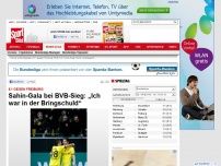 Bild zum Artikel: 5:1 gegen Freiburg  -  

Sahin-Gala bei BVB-Turbo-Sieg: „Ich war in der Bringschuld“