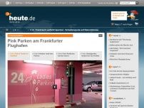 Bild zum Artikel: Pink Parken am Frankfurter Flughafen